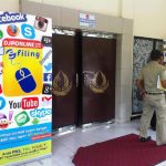 Contoh peletakkan banner, Sumber : klinikpajak.co.id